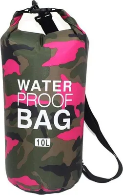 Immagine prodotto di Borsa impermeabile 10 L, Camouflage - Rosa