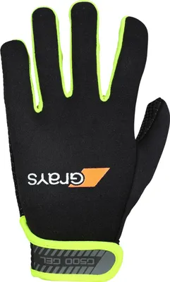 Obrázek produktu pro Hokejové rukavice Grays G500 Gel - černá a žlutá - velikost XS - sportovní