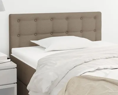 Produktbild von vidaXL Kopfteil Taupe 80x5x78/88 cm Stoff - Kopfteil - Kopfteile - Bett-Kopfteil - Bettkopfteil