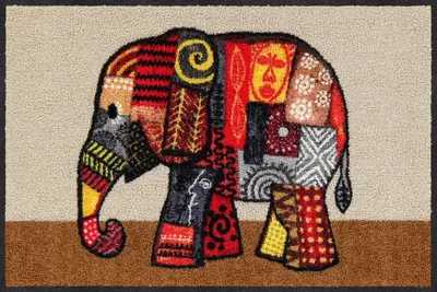 Produktbild von Fussmatte Salonloewe Olifant terra 50x75 cm