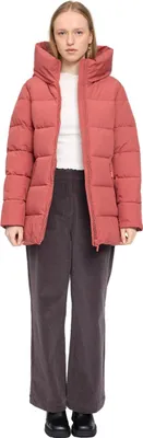 Produktbild von Mazine Basic Mid Length Puffer Jacket - Steppjacke, Größe:S, Farbe:marsala