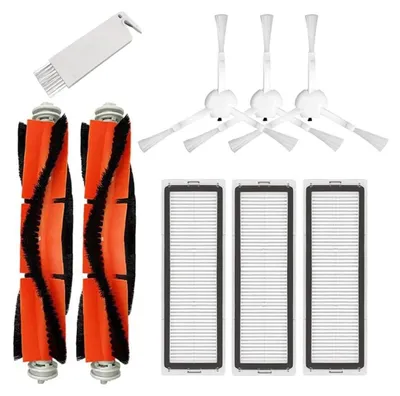 Produktbild von 9 Stück Ersatzteil-Zubehör für Xiaomi Dreame F9, für Roboter-Staubsauger für Mijia 1C 2C 1T STYTJ01ZHM STYTJ02ZHM, 2 Rollenbürste, 3 Filter, 3 Seitenbürste, 1 Reinigungsbürste