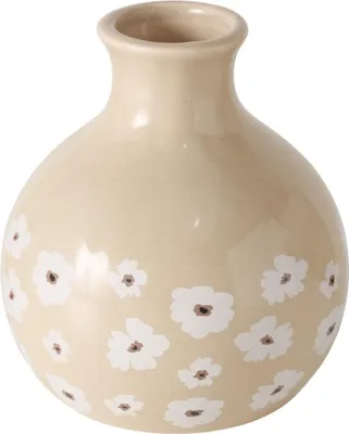 Produktbild von Keramikvase mit Blumenmuster, CANEA