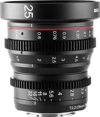 Produktbild von Meike 25mm T2.2, Kinoobjektiv, 10/8, Sony E