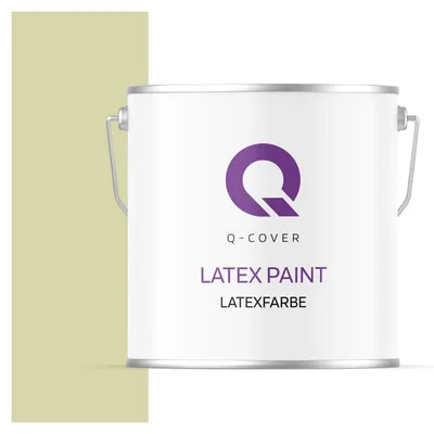 Produktbild von Latexfarbe 5 L Hell erbsengrün Innenfarbe Wandfarbe Deckenfarbe Klasse 3 Mattfarbe Scheuerfest Hohe Deckkraft