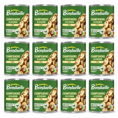 Produktbild von Bonduelle Champignon Gourmet Scheiben feinste Auslese 200g 12er Pack