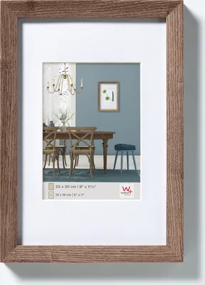 Produktbild von Walther, EF330N,Fiorito Holzrahmen 30x30 cm, nussbaum