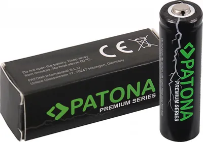 Produktbild von PATONA Premium 14500 Zelle ICR14500 Li-Ion Akku 3,7V 800mAh