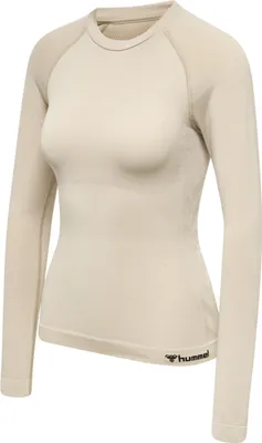 Produktbild von hummel hmlCLEA SEAMLESS TIGHT T-SHIRT LS - CHATEAU GRAY - M