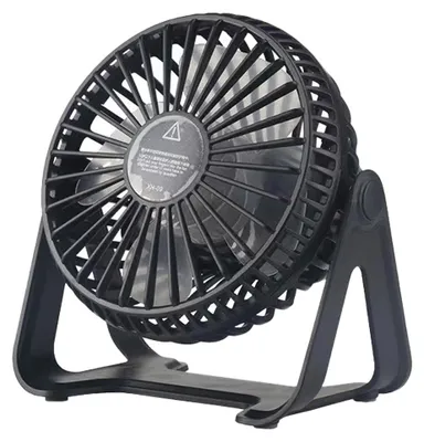 Produktbild von Kleiner Ventilator mit 3 Geschwindigkeitsstufen und USB-Anschluss, geeignet für Büros und Studentenwohnheime.