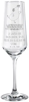 Produktbild von Mr. & Mrs. Panda Glas Axolotl Tanzen - Transparent - Geschenk, Sektglas, gut Gelaunt, Trinkglas, Lurch, Sterne, Schwanzlurch, Proseccoglas, Sektflöte, Champagnerglas