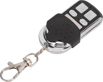 Produktbild von 4-Tasten-Garagentoröffner-Fernbedienung mit Schlüsselanhänger, 433,92 MHz, IP67, wasserdicht, für Zugangskontrolle, Deckentüren, Autos, Aufzüge
