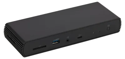 Image de A. Station d'accueil Thunderbolt 4/USB 4 professionnelle, avec 2 ports Thunderbolt 4, 1 port HDMI 2.1, et 3