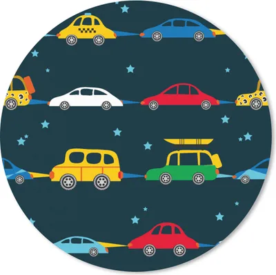 Produktbild von MuchoWow® Mauspad Mousepad Muster - Auto - Raumfahrt - Kind - Kinder - Kinder 30x30 cm - Mousepads - Maus Mat - Pad - Mausunterlage - Tischunterlage - Schreibtischmatten
