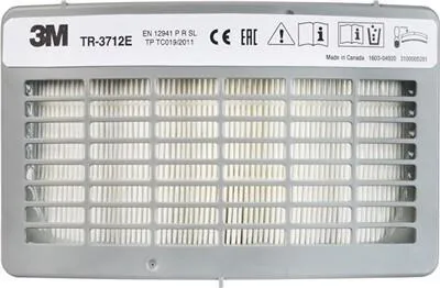 Zdjęcie produktu dla filtr cząstek stałych 3M P3 TR-3712E do maski przeciwpyłowej TR-300+, za sztukę (7100266123)