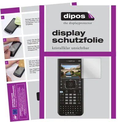Produktbild von 2x Schutzfolie für Texas Instruments TI Nspire CX CAS Taschenrechner klar