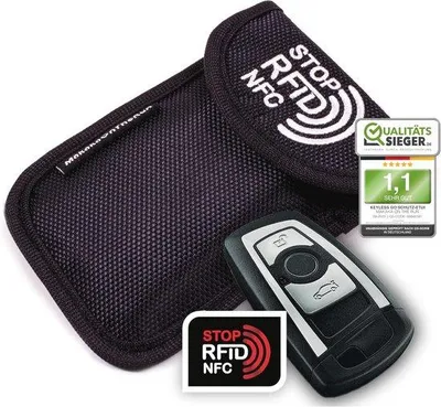 Productafbeelding van Autosleutelhoes met RFID-bescherming voor Keyless Go - Universele Sleutelbescherming voor Auto's