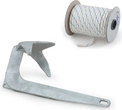 Produktbild von Anker-Set aus Bruce Anker 2 kg + Leine 50 m Ø 8 mm