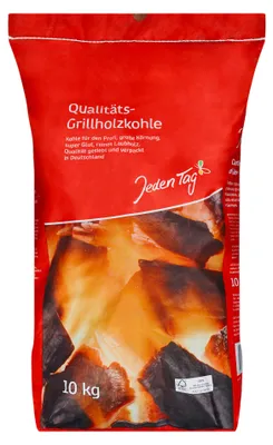 Produktbild von Grillholzkohle 10kg von Jeden Tag