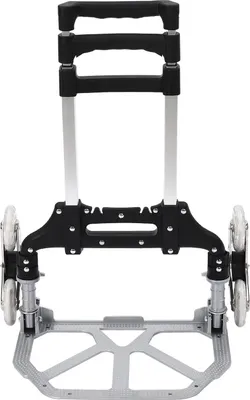Immagine prodotto di Montascale - Carrello portasacchi 3 in 1 - Pieghevole - 8 ruote - Piastra antiscivolo - Portata 75 kg