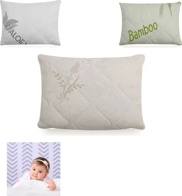 Zdjęcie produktu dla Lorelli poduszka dla niemowlt Cosy rozmiar 38 x 29 cm silikonowe wypenienie puchowe zdejmowana poszewka fioletowy