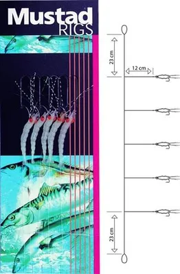 Produktbild von Mustad Meeresvorfach Luminous Shrimp Rig T52