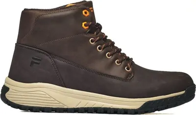 Produktbild von Herren Schnürstiefel Braun mit Kontrastdetails & Druckmotiv