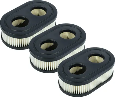 Produktbild von vhbw 3x Filter Ersatz für Briggs & Stratton 4247, 5432, 593260, 798339, 798452, 09P702, 5432K für Rasenmäher - 11,1 x 6,7 x 3,4 cm