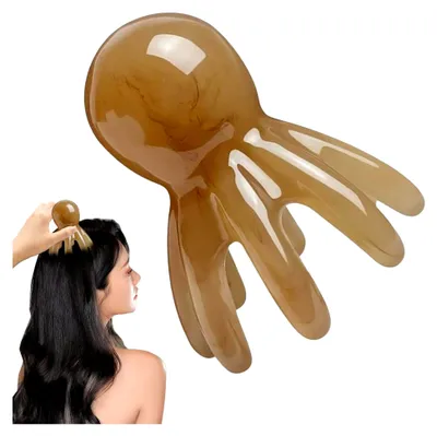 Produktbild von Kopfmassagegerät zur Nackenentspannung, tragbares Entspannungstool für Dusche, Schlaf, Reisen und Zuhause