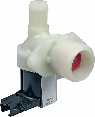 Produktbild von Magnetventil Ventil 1-fach 90° 14,0mmØ Waschmaschine wie Bauknecht 481227128375 WAK7550 WAK7751 WAK7678 uvm