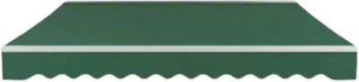 Obrázok produktu pre Ručná markíza na terasu - Ručná markíza s montážnym rámom - Balkón a záhrada - 250x200cm - UV50, - Zelená - S kľukou - Polyester