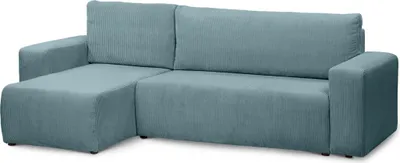 Produktbild von Ecksofa mit Schlaffunktion 3-Sitzer - Stoff POSO 26 Türkis