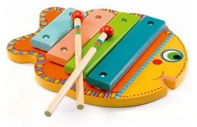 Produktbild von Xylophon für Kinder in Form eines Fisches - Musikinstrument für Kinder