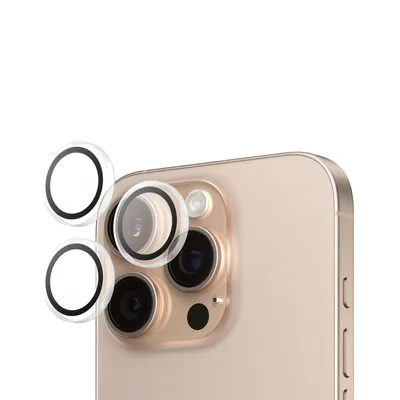 Produktbild von PanzerGlass Hoops Transparent Kameraschutz iPhone 16 Pro | 16 Pro Max