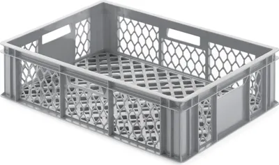 Produktbild von ALUTEC Kunststoffbehälter(57x37x15,5cm, stapelbar, lebensmittelecht, -40/+80°C)