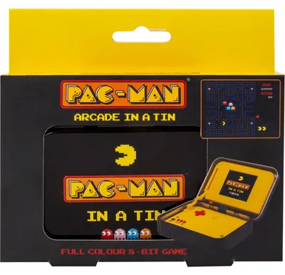 Productafbeelding van Pac-Man, de arcadegame, in een blik