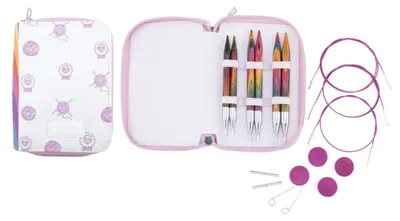 Produktbild von KnitPro Symfonie 2 Chunky Stricknadel-Set 13 cm, 3 Größen, Zubehör