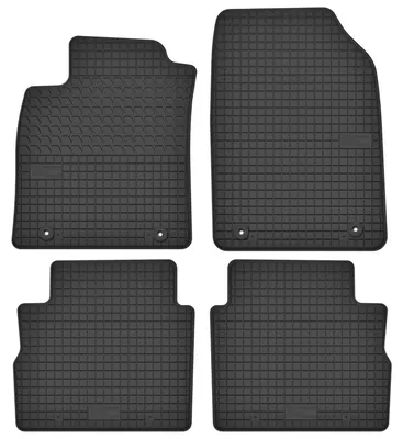 Produktbild von Gummi-Fußmatten für Opel Vectra C 2003-2008 (Kombi) – 4-tlg, Schwarz, passgenau – Wielganizator SolidTread