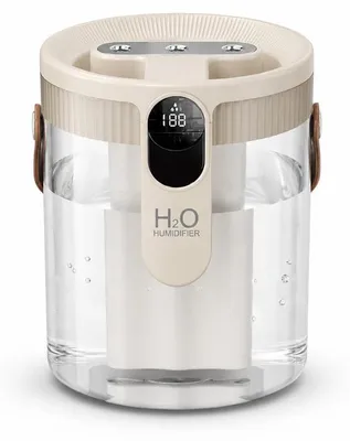 Produktbild von Luftbefeuchter 1,4 L, Top-Fill, 3 Düsen, Nachtlicht, leiser Cool-Mist Luftbefeuchter mit Auto-Abschaltung
