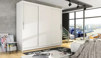 Obrázek produktu pro Prostorná šatní skříň Lion - šířka 250 cm, bílá
