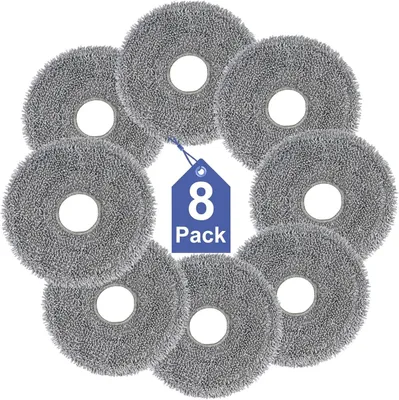 Produktbild von Saros 10R Wischtücher für roborock QV 35A/QV35S,Qrevo S,Qrevo pro,Saros 10R/Z70,Qrevo Edge/Curv/Master/Slim,Qrevo S5V Saugroboter,Neues Verbessertes Mikrofaser Waschbar und Wiederverwendbar Wischmopp