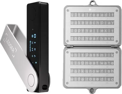 Produktbild von Ledger Nano X Vorteilsbündel  - Krypto Hardware Wallet - Seed Phrase back-up - Schwarz