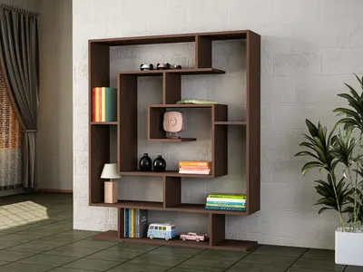 Produktbild von Skye Decor, Sarmaşık - Wenge, Bücherregale, Wenge, 124,8 x 149,4 x 22 cm