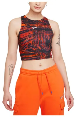 Imagen del producto de Nike – camiseta sin mangas tipo crop top para mujer, marca Aop Sportswear, talla L