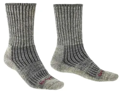 Image de Bridgedale Hike MidWeight Merino Comfort Boot Homme Taille : L / Couleur : gris pierre