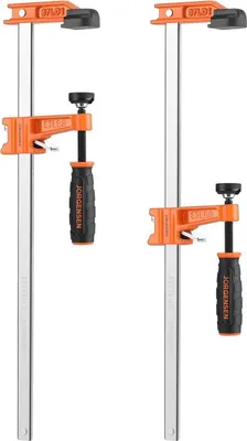 Image de Serre-joints professionnels JORGENSEN Set de 2 pièces 300mm de portée Profondeur de mâchoire 60mm Force 136kg