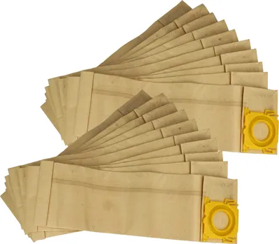 Produktbild von vhbw 20x Staubbeutel kompatibel mit Tennant 3210, 3205, 3215, 3225 Staubsauger - 29cm x 13,5cm Sandfarben
