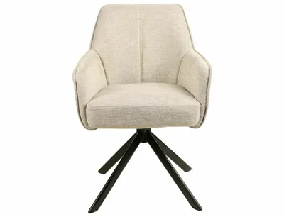 Produktbild von Drehstuhl Esszimmerstuhl beige Metallges