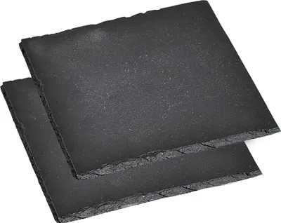 Image de KESPER Sous-verres 2 pièces, 13 x 13 cm, ardoise KESPER 38110