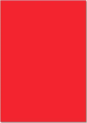 Produktbild von folia Tonkarton (B)500 x (H)700 mm 220 g/qm hochrot 25 Blatt